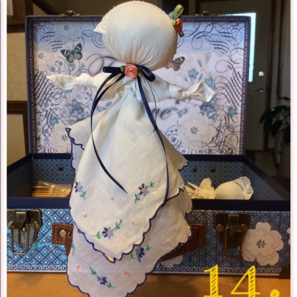 Vintage Handkerchief Church Doll